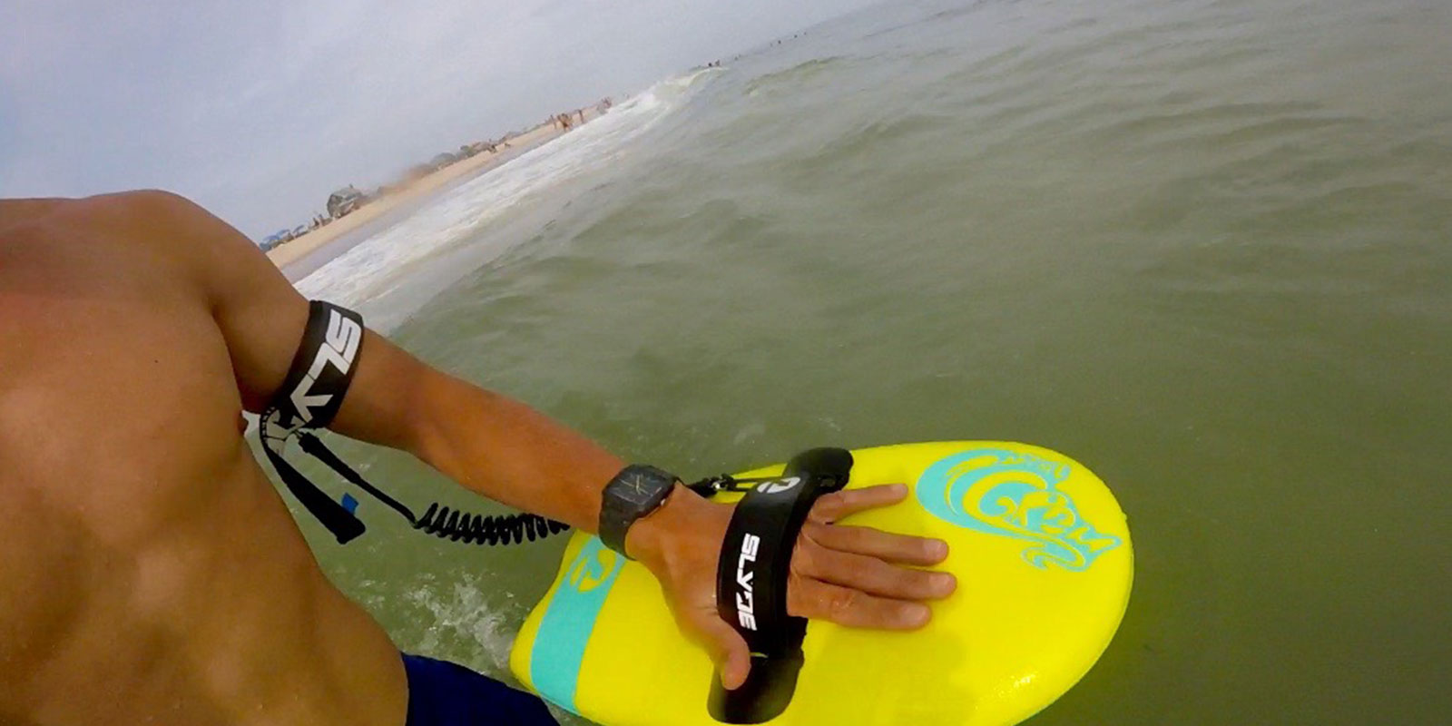 Slyde Customer Review: The Gromboard in Fire Island New York with The Surfing Expert